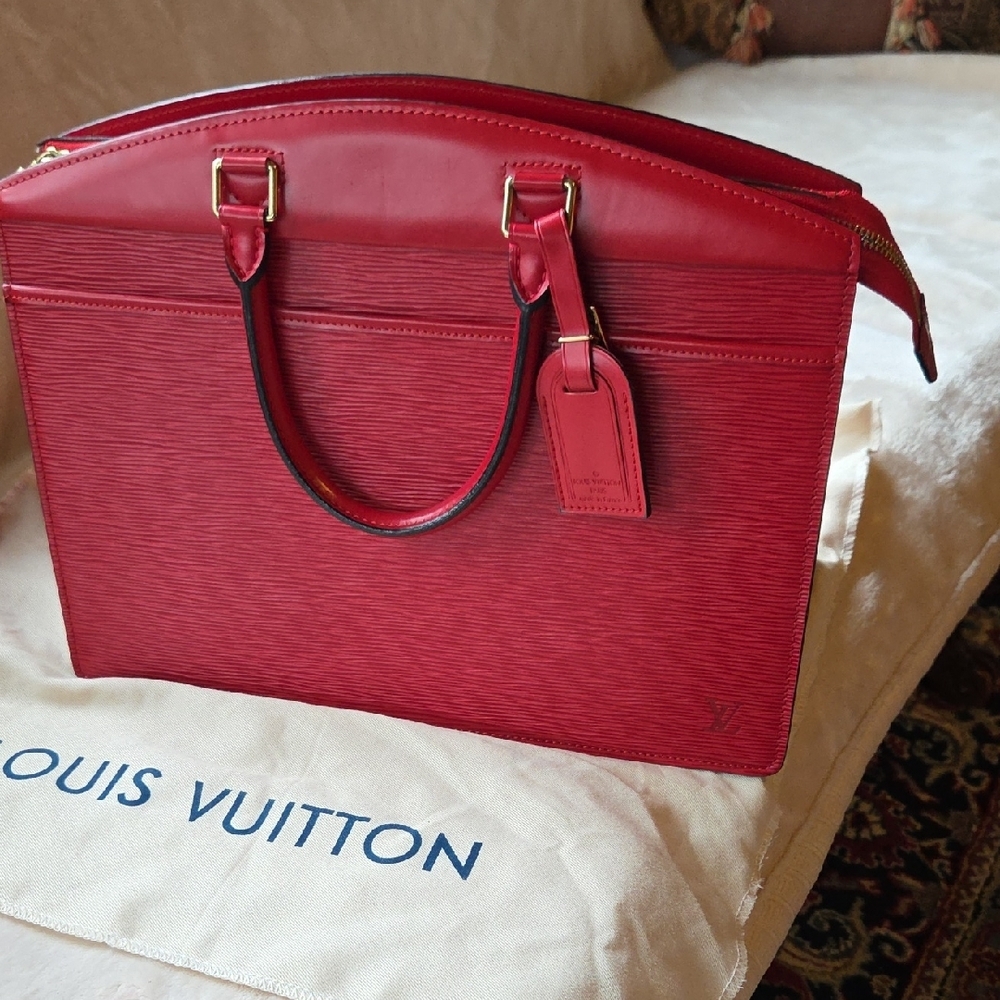Louis Vuitton Epi Riviera Red Bag (Project Interior) - Picture 3 of 12